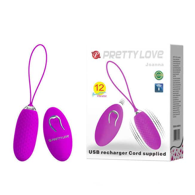 Pretty Love Joanne Trứng Rung – Hồng Tím Remote Bí Mật!
