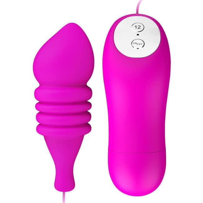Baile Pleasure Shell Rung Hồng Silicone Điều Khiển 12 Tốc