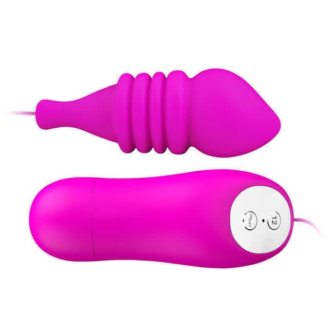 Baile Pleasure Shell Rung Hồng Silicone Điều Khiển 12 Tốc