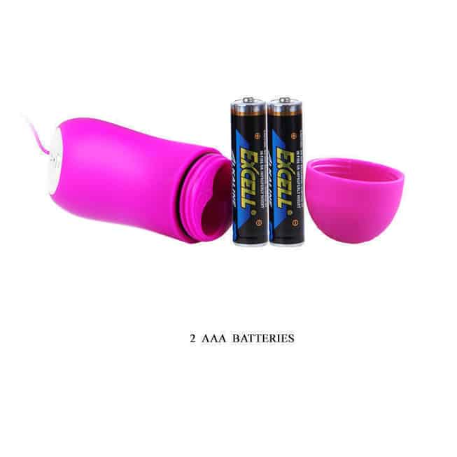 Baile Pleasure Shell Rung Hồng Silicone Điều Khiển 12 Tốc