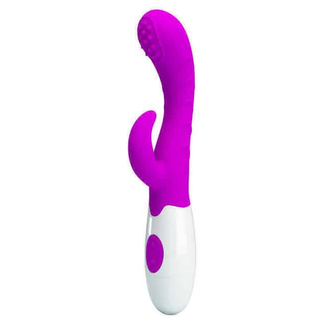 Vibe Thỏ Pretty Love Bruno Hồng 20cm Đa Rung Sướng