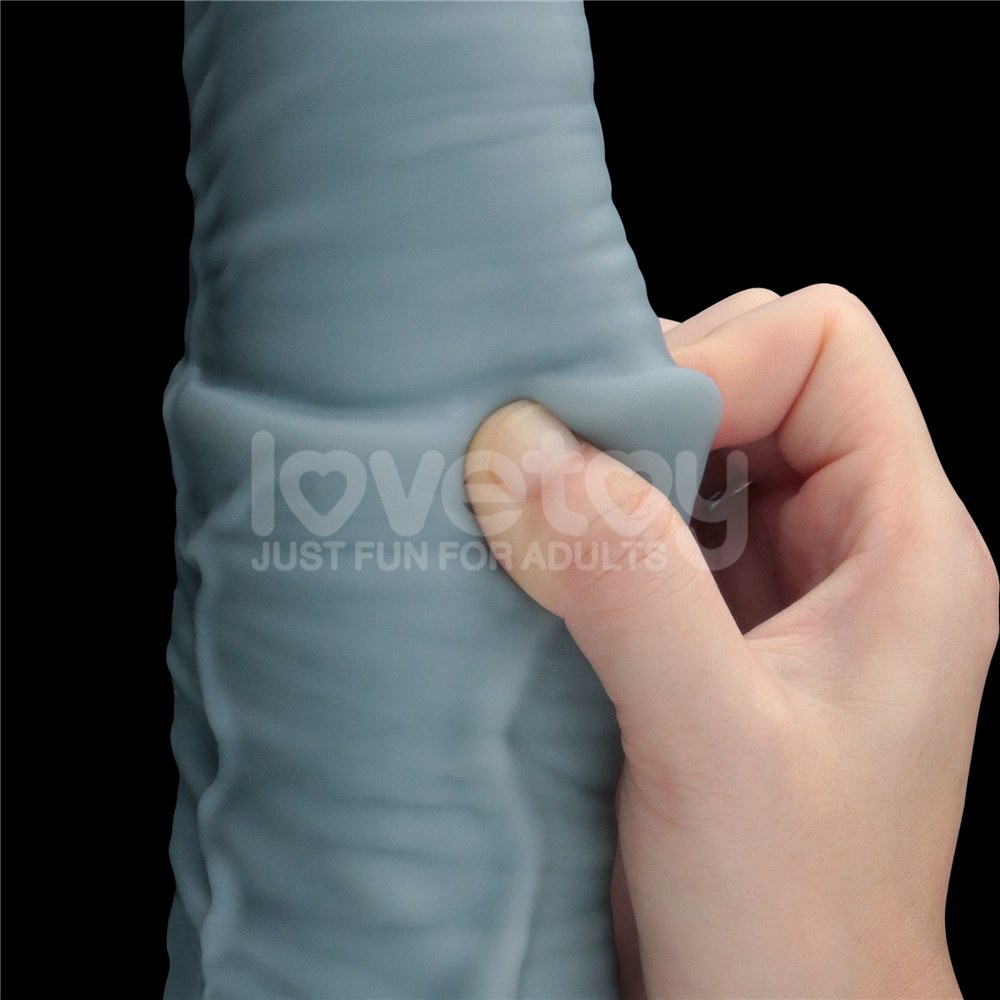 Lovetoy Dương vật rung 11" xanh dương 5.8cm đâm sâu 28cm
