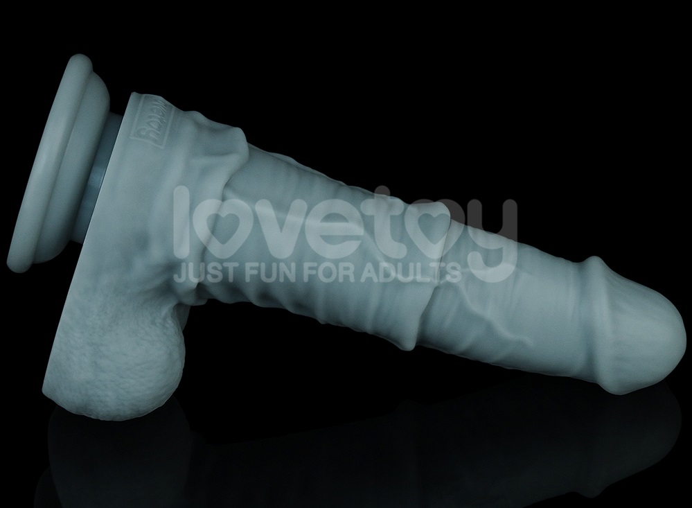 Lovetoy Dương vật rung 11" xanh dương 5.8cm đâm sâu 28cm