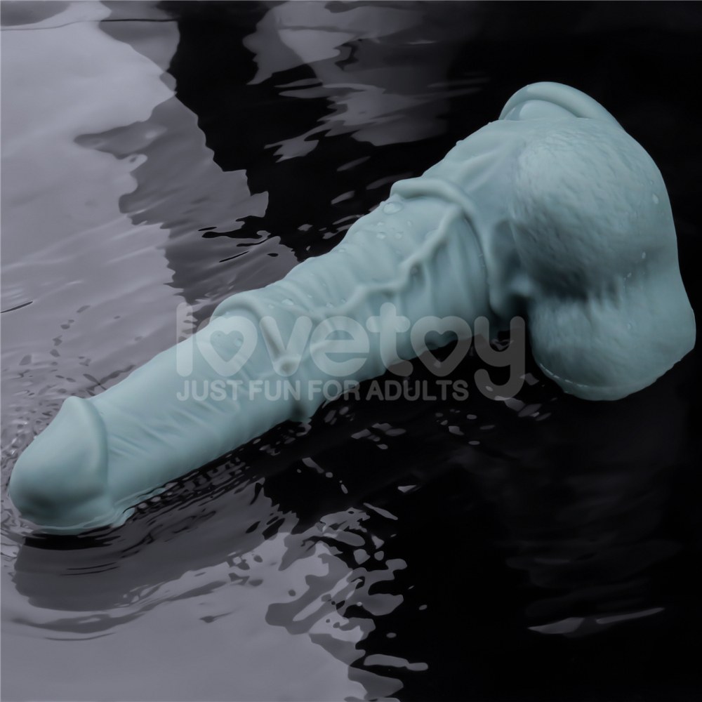 Lovetoy Dương vật rung 11" xanh dương 5.8cm đâm sâu 28cm