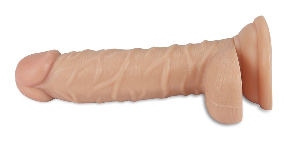 Lovetoy Fake Penis 7.5 Inch Rung Da Thực Tế Màu Sắc