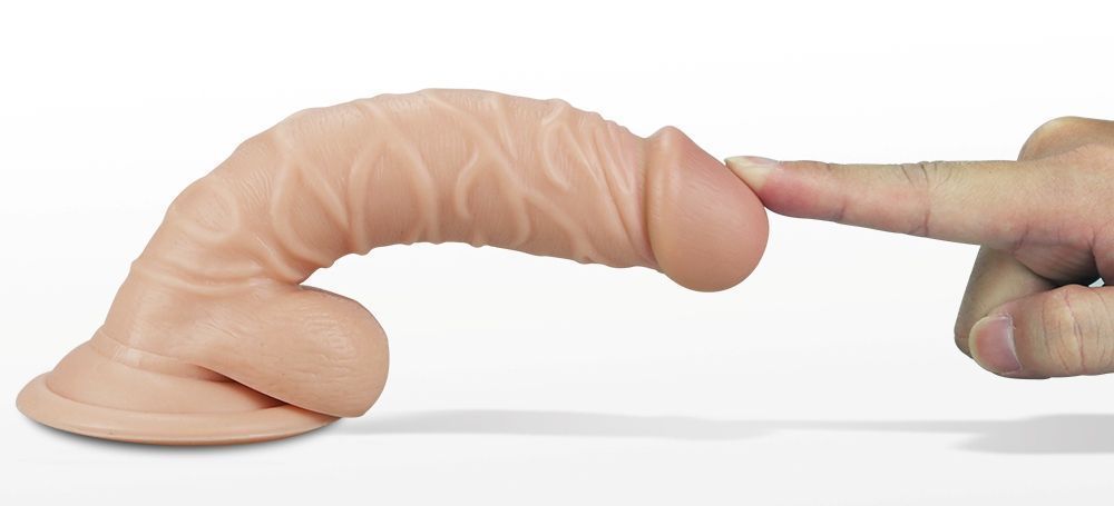Lovetoy Fake Penis 7.5 Inch Rung Da Thực Tế Màu Sắc