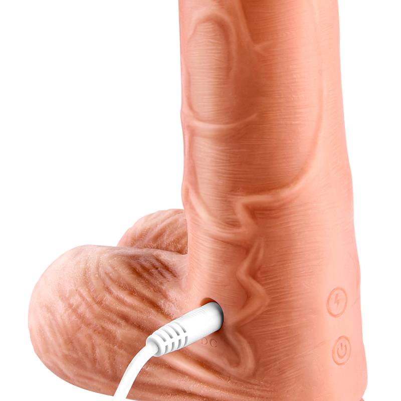 Hercules Dildo Đâm Nóng Rung Thực Tế Cao Cấp
