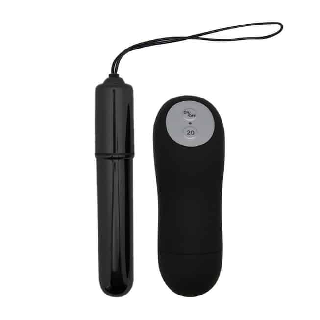 Baile Magic Bóng Rung Đen Silicon Điều Khiển Xa