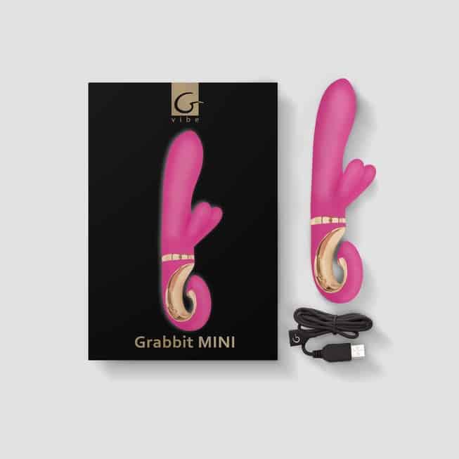 Gvibe Grabbit Mini Thỏ Hồng Rung Mịn Vô Tận