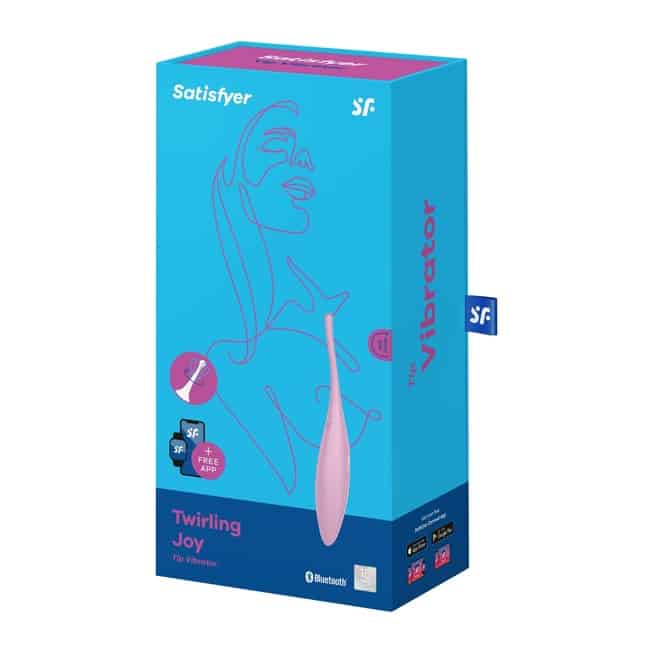 Satisfyer Twirling Joy Vibe Điểm Nhạy Hồng Quay Cuồng