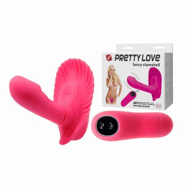 Pretty Love Fansy Clamshell Rung Remote Clit