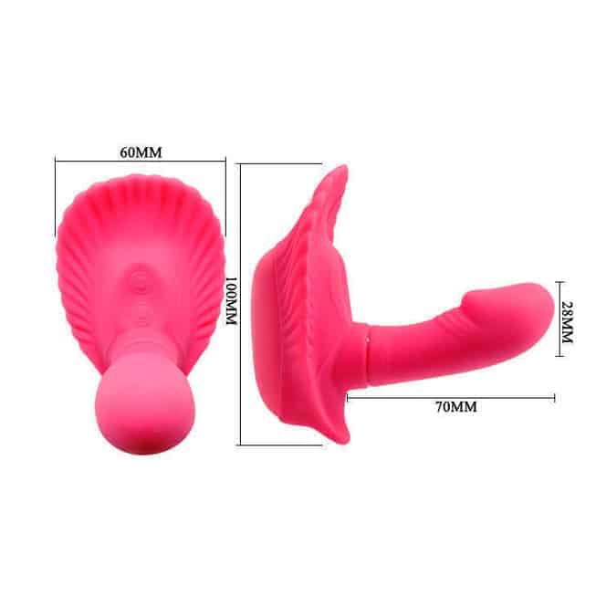 Pretty Love Fansy Clamshell Rung Remote Clit