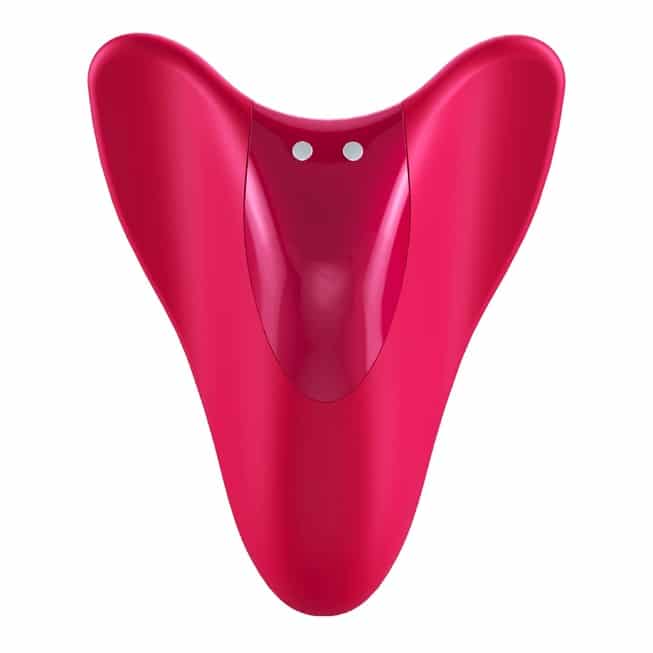 Mini vibrator Satisfyer High Fly đỏ đeo ngón tay