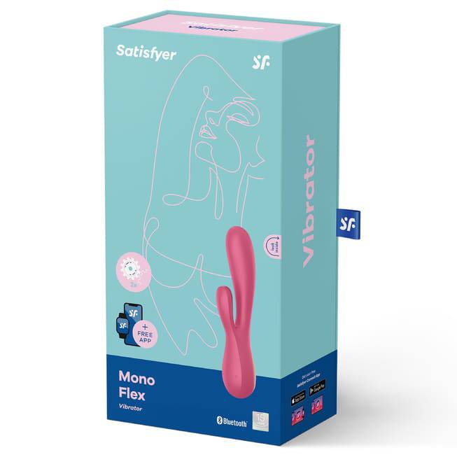 Satisfyer Mono Flex Rabbit App Đỏ Linh Hoạt