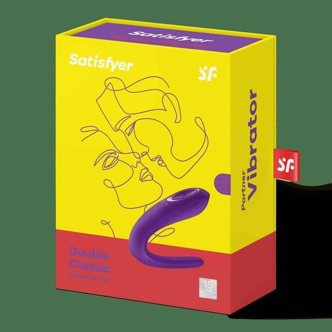 Satisfyer Partner Double Classic Tím Cặp Đôi Vibra
