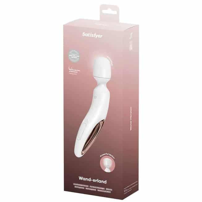 Massager Satisfyer Wand-erland Trắng Rung Đỉnh Siêu Mạnh