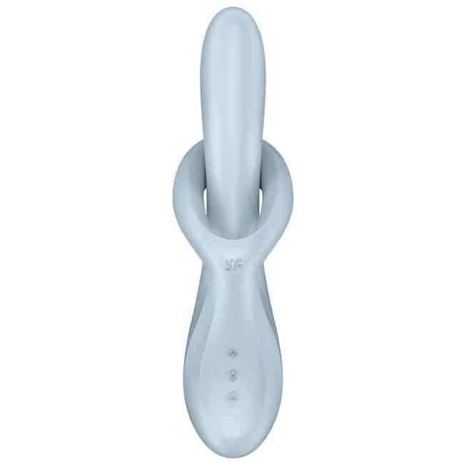 Satisfyer Heat Flex 4 Xanh Rabbit Quay Nóng G-spot