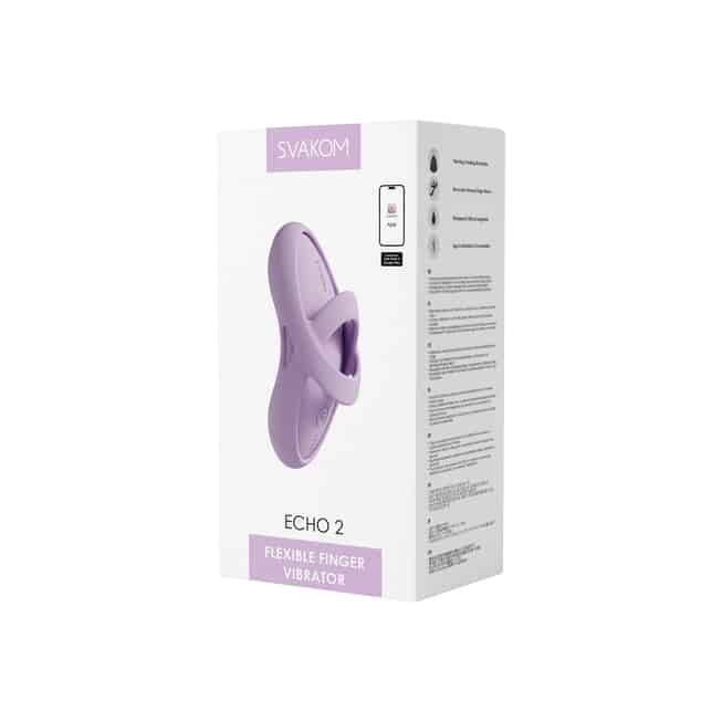 Svakom Echo 2 Viên đạn ngón tay tím nóng bỏng app điều khiển