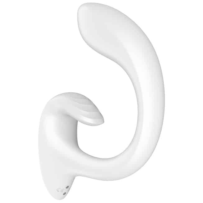 Satisfyer G for Goddess 1 trắng clitoral vaginal rung ergonomic