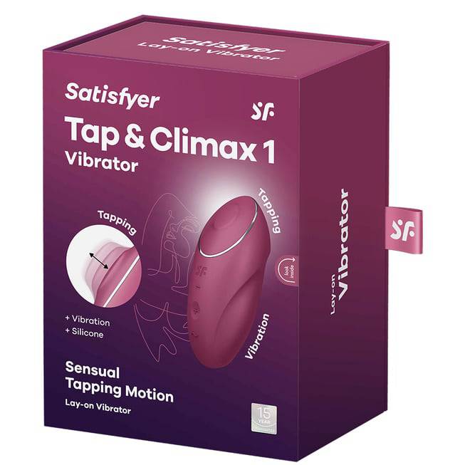 Satisfyer Tap Climax 1 Rung Đỏ 11cm Tapping Mạnh