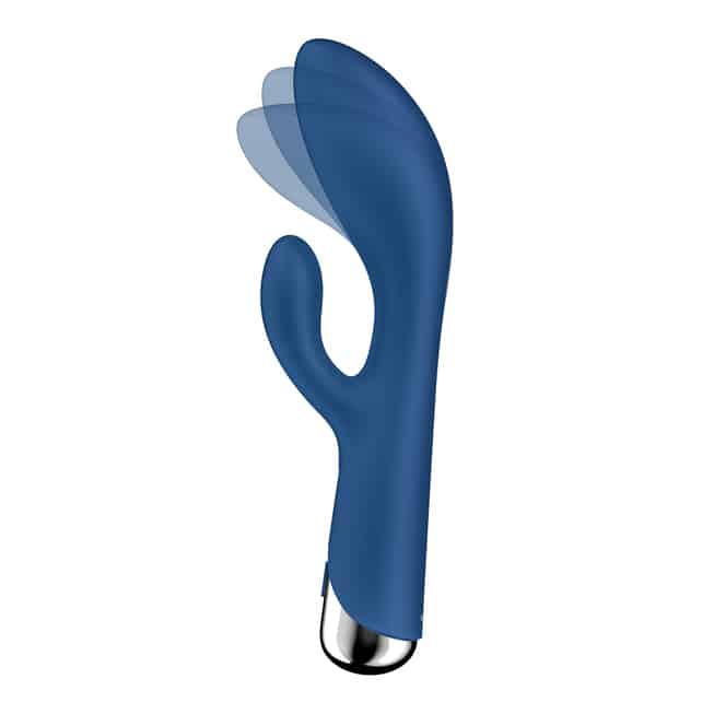 Vibrator Thỏ Quay Satisfyer Spinning Xanh Siêu Sướng