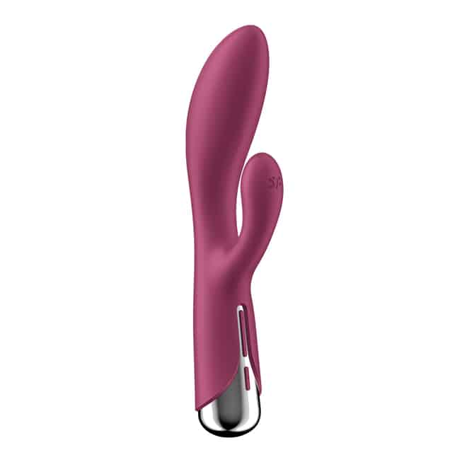Satisfyer Spinning Rabbit Burgundy Quay Thỏ 20.5cm