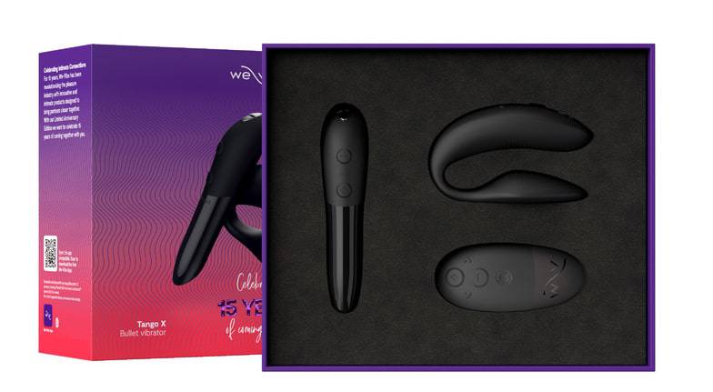 Set We-Vibe Sync Tango X Đen App 15 Năm Đôi Tuyệt