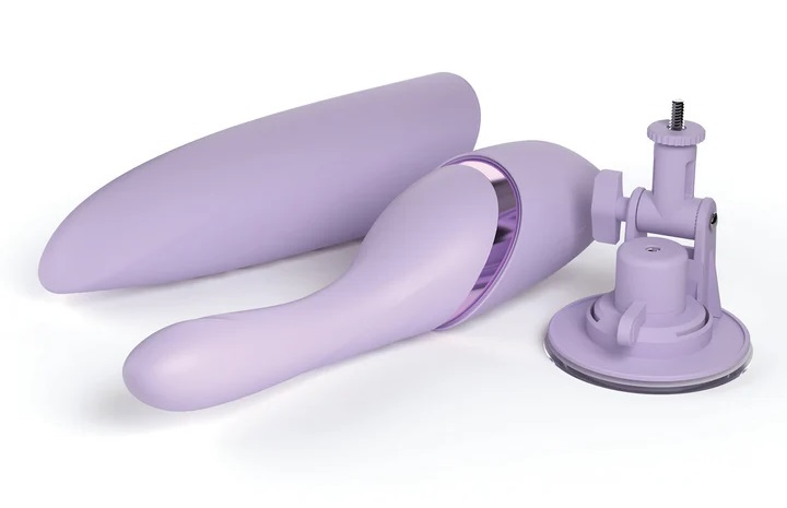 JimmyJane Hello Bang Thrust Tím 25.8cm Chống Nước Sướng