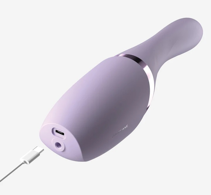 JimmyJane Hello Bang Thrust Tím 25.8cm Chống Nước Sướng