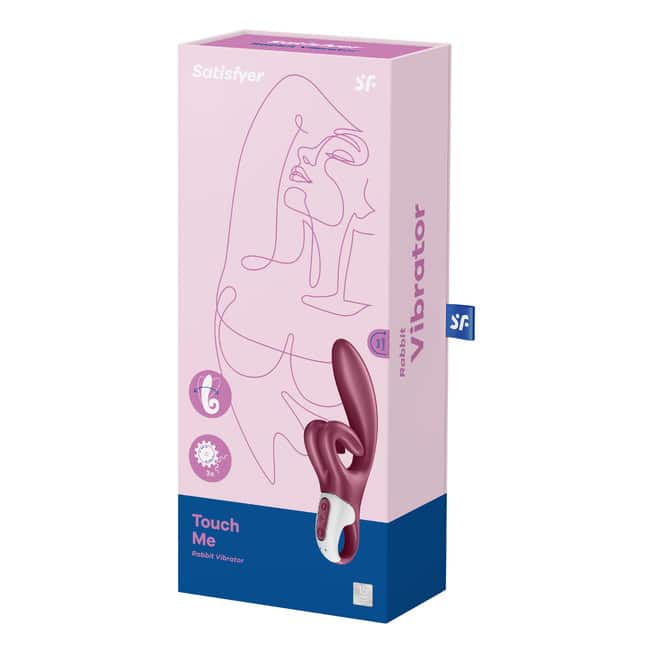 Satisfyer Touch Me Rabbit Đỏ 22cm 2 Cánh Siêu Đỉnh