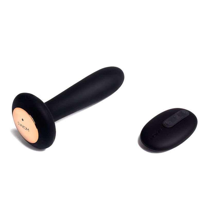 SVAKOM Primo Butt Plug Đen 2.6cm Nóng 38° Vibra