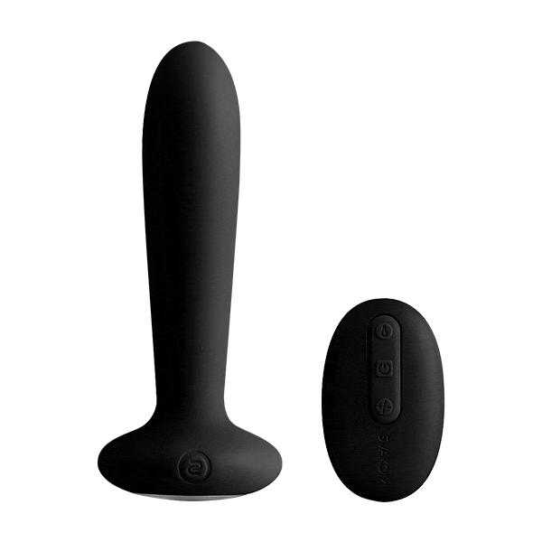 SVAKOM Primo Plug Đen 2.6cm Nóng 38° Rung Đỉnh