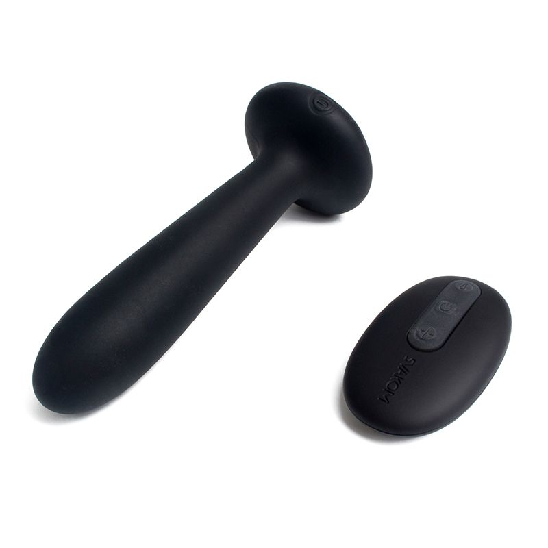 SVAKOM Primo Plug Đen 2.6cm Nóng 38° Rung Đỉnh