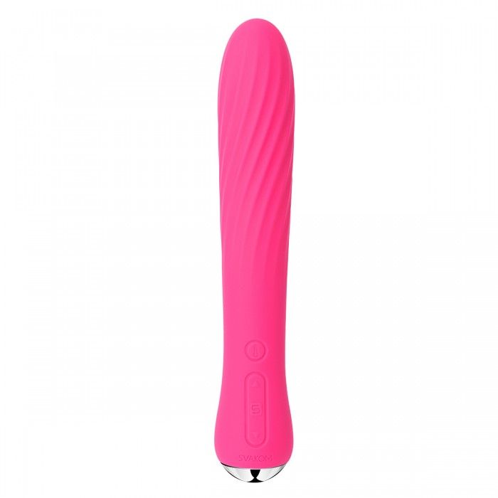 SVAKOM Anya Cong Hâm Nóng Đỏ Silicone Thân Thiện