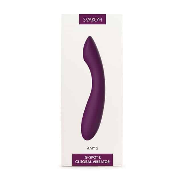 Máy Rung G-Spot Svakom Amy 2 Tím Cong Siêu Sướng