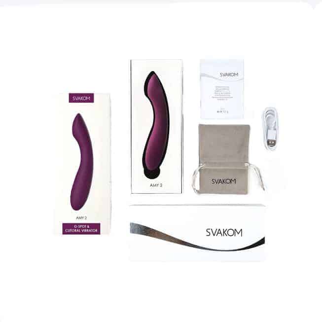 Svakom Amy 2 G-Spot Rung Tím Ergonomic