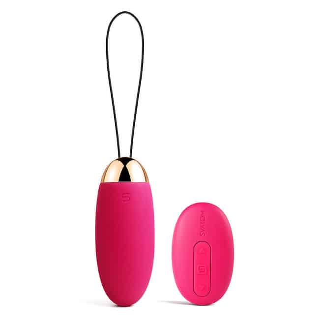 Vibro trứng Svakom Elva hồng remote DU nhỏ gọn mạnh