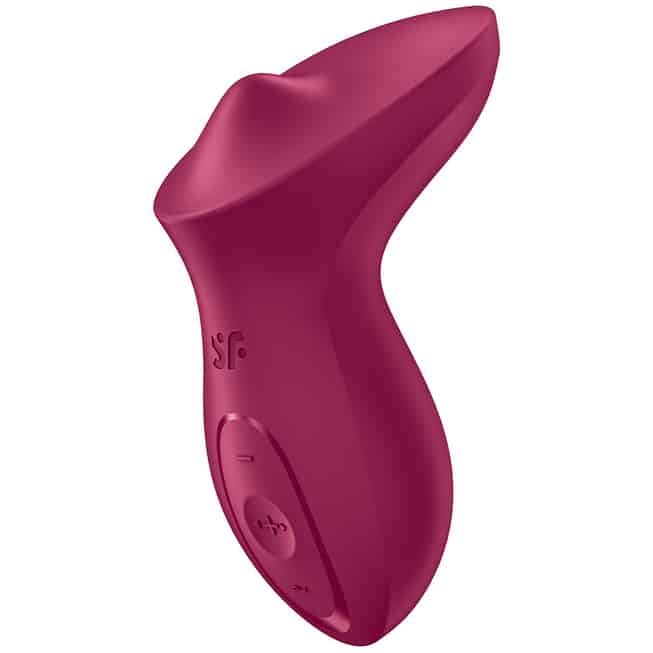 Satisfyer Exciterrr Bi rung lắc đỏ burgundy cực sướng