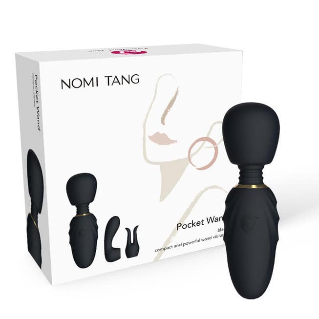 Nomi Tang Pocket Wand Đen Nhỏ Mạnh Mẽ