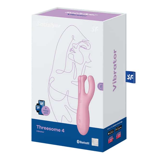 Satisfyer Threesome 4 Hồng Kích Thích Đa Điểm