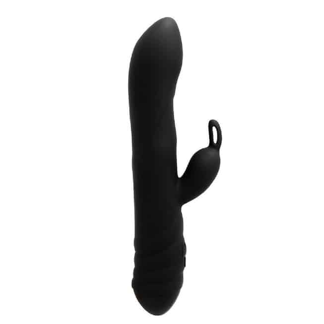 Twister Rabbit Adrien Lastic Xoay Đen Vibrator Siêu Đỉnh