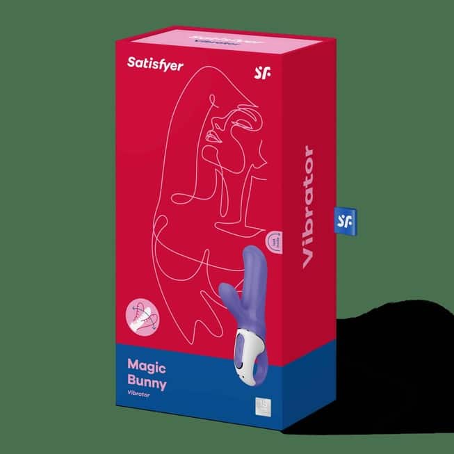 Satisfyer Bunny Tím 17.7cm Gợn Sóng Rung Sướng Ngất