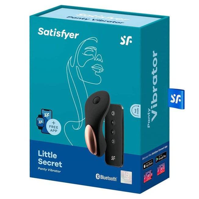Satisfyer Little Secret trứng rung quần lót đen app