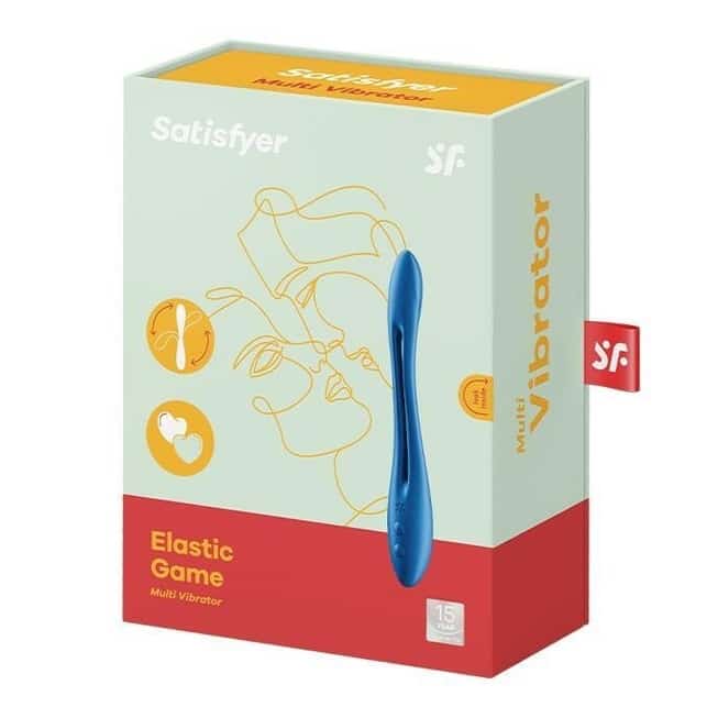 Satisfyer Elastic Game Uốn Cong Xanh 20cm Mạnh