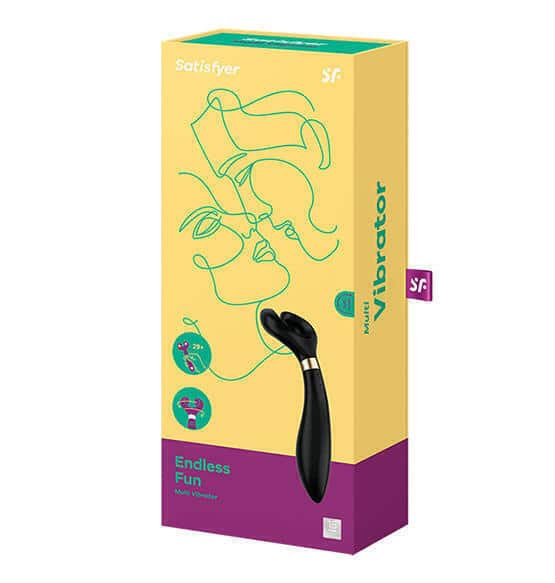 Satisfyer Endless Fun Đen Cặp Đôi Cuồng Nhiệt 33 Chế Độ Hot