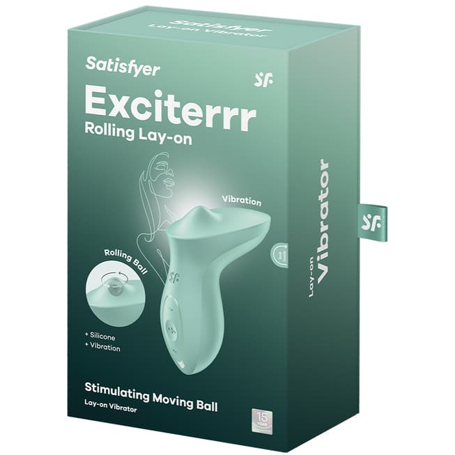 Satisfyer Exciterrr Ngọc Xoay Lăn Silicone Siêu Sướng