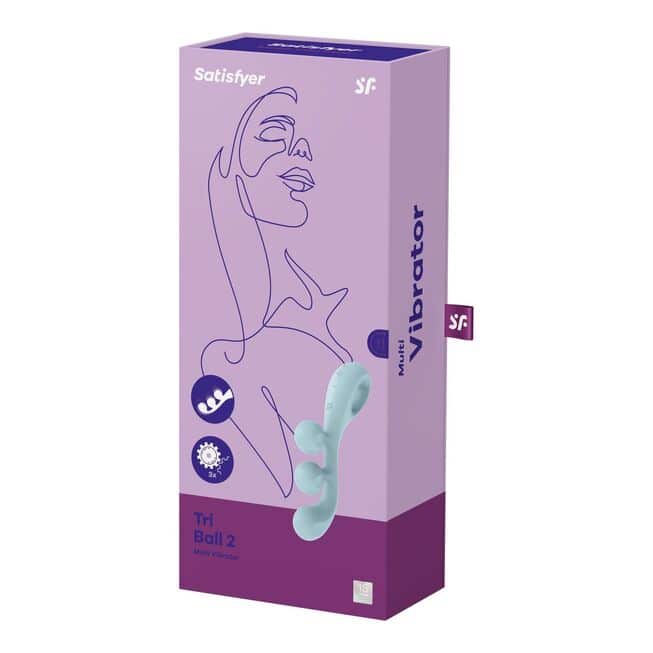 Satisfyer Tri Ball 2 Xanh Dương Ba Điểm Rung