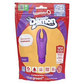 Screaming O 4B Demon Bullet Mini Vibe Sừng Linh Hoạt 