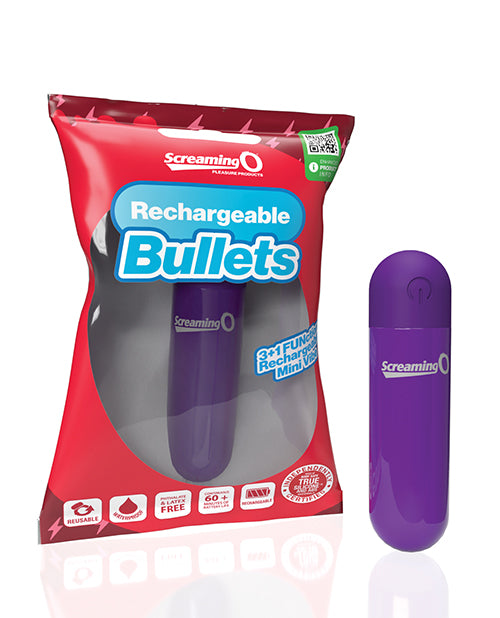 Screaming O Bullet Sạc Pin Rung Mạnh Nhỏ Xinh 