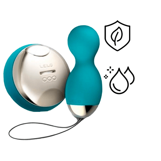 Lelo Hula Beads Xoay Rung Xanh 9.8cm 